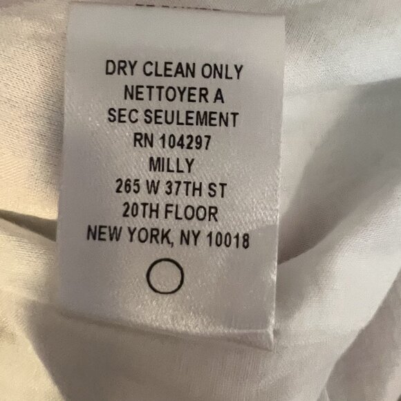 Milly Of New York Sheath Knee Dress Size 8 Poppy Floral Square Neck Dressy Party - Picture 10 of 11